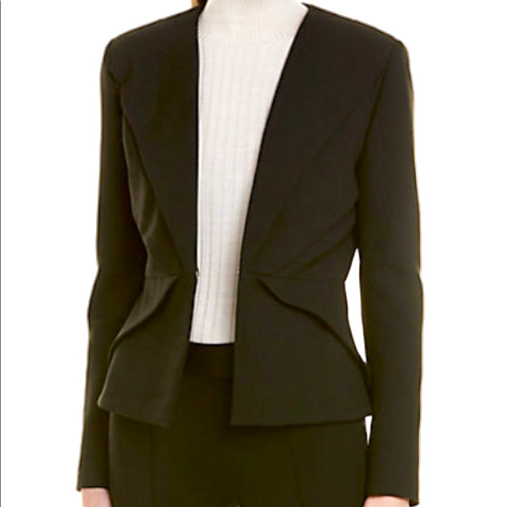 Versace Collection Lightweight Pleated Blazer - image 1